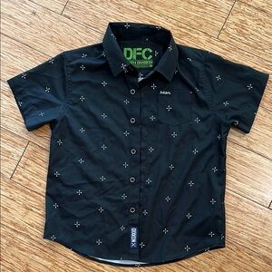 DIXXON Black Casual Button Down Shirt